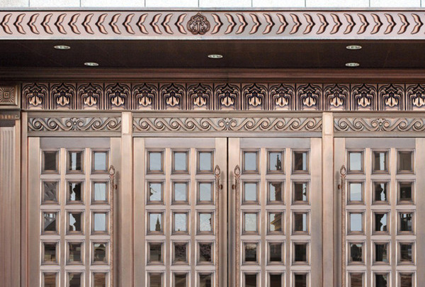 沈陽有什么銅門廠家可以訂制豪華高檔別墅銅？